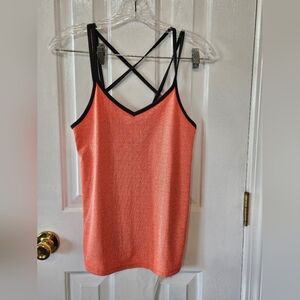Under Armour Orange Camisole with Black Straps